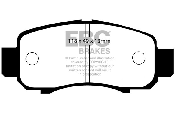 EBC Ultimax Brake Pads - Front for Honda Insight