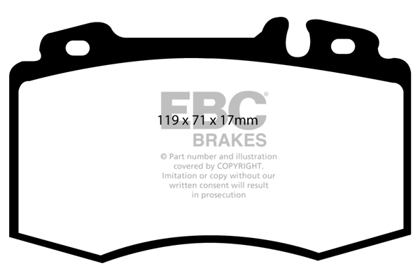 EBC Ultimax Brake Pads - Front for Mercedes S-Class