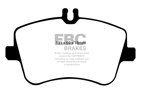 EBC Ultimax Brake Pads - Front for Mercedes C-Class