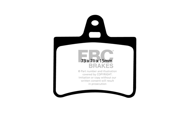 EBC Ultimax Brake Pads - Rear for Citroen C5