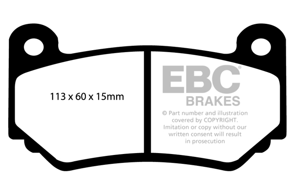 EBC Ultimax Brake Pads - Front for MG TF