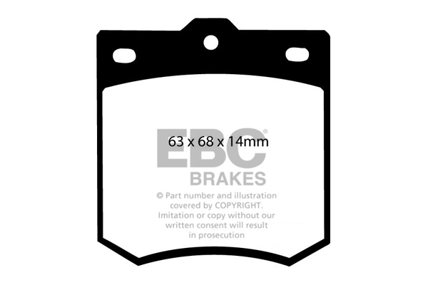 EBC Ultimax Brake Pads - Front for Toyota Corona