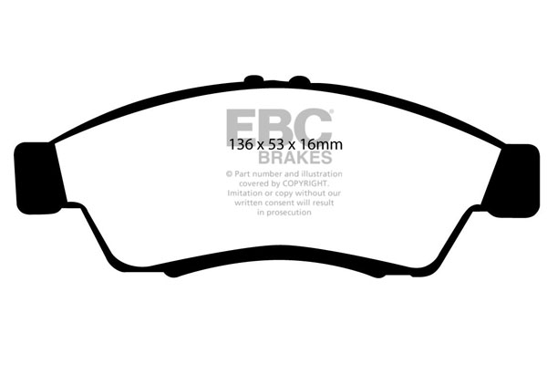 EBC Ultimax Brake Pads - Front for Suzuki Liana