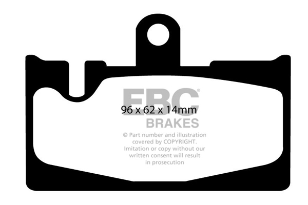 EBC Ultimax Brake Pads - Rear for Lexus LS