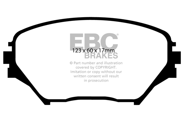 EBC Ultimax Brake Pads - Front for Toyota RAV4
