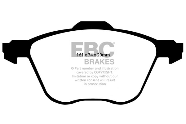 EBC Ultimax Brake Pads - Front for VW Sharan