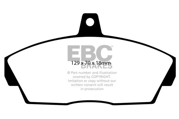 EBC Ultimax Brake Pads - Front for Land Rover Freelander