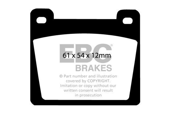 EBC Ultimax Brake Pads - Front for Lotus Elan