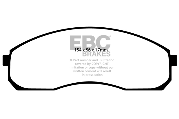 EBC Ultimax Brake Pads - Front for Kia Sedona