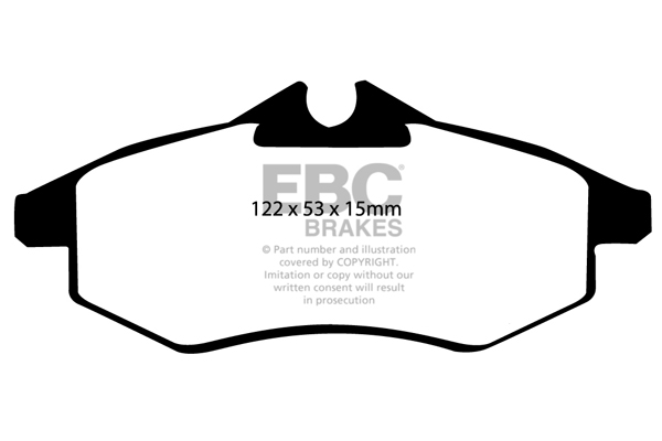 EBC Ultimax Brake Pads - Front for Citroen C2