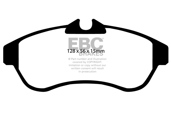 EBC Ultimax Brake Pads - Front for Citroen C3