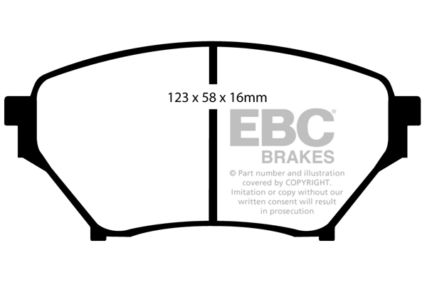 EBC Ultimax Brake Pads - Front for Mazda MX-5