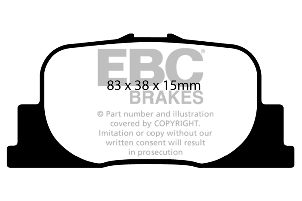 EBC Ultimax Brake Pads - Rear for Toyota Prius