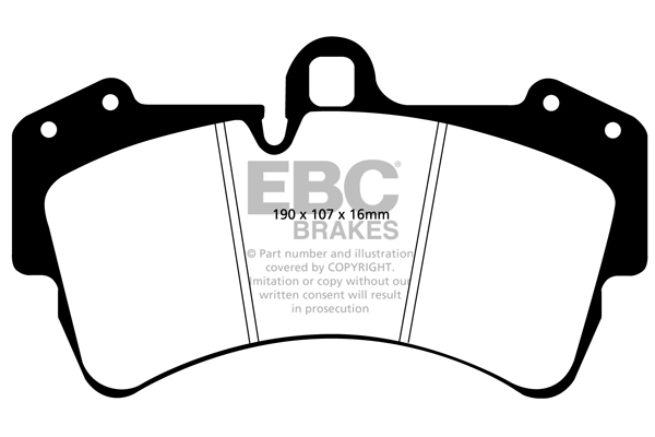 EBC Ultimax Brake Pads - Front for Audi Q7 (4L)