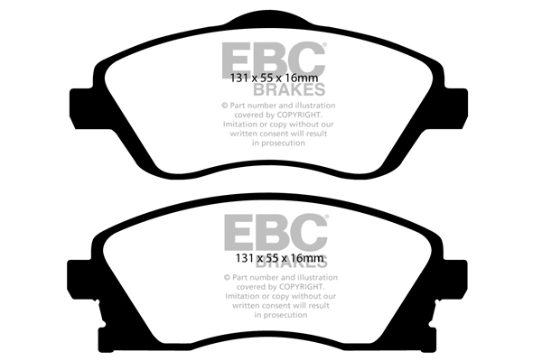 EBC Ultimax Brake Pads - Front for Vauxhall Corsa Mk 2 (C)