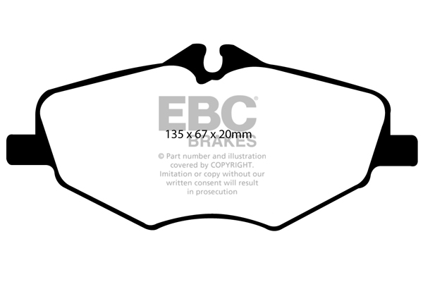 EBC Ultimax Brake Pads - Front for Mercedes E-Class