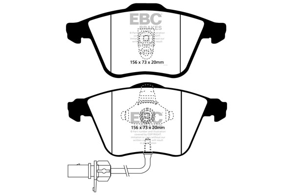 EBC Ultimax Brake Pads - Front for Audi Allroad