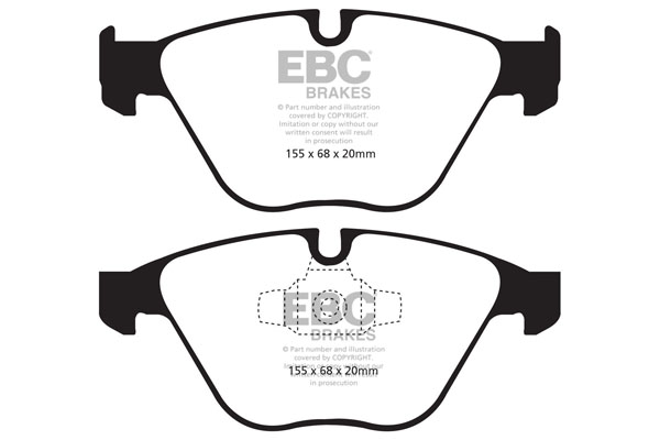 EBC Ultimax Brake Pads - Front for BMW 3 Series (E90/E91/E92/E93)