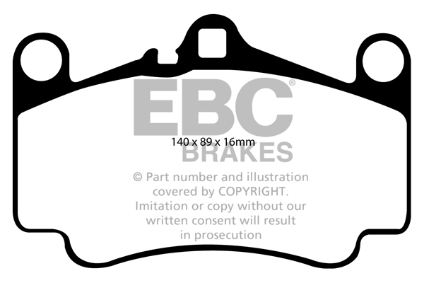 EBC Ultimax Brake Pads - Front for Porsche 911 (996)