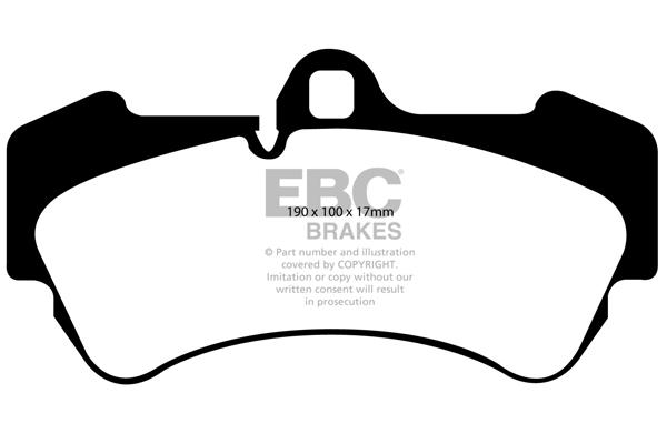 EBC Ultimax Brake Pads - Front for Porsche Cayenne