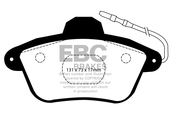 EBC Ultimax Brake Pads - Rear for Renault Spider
