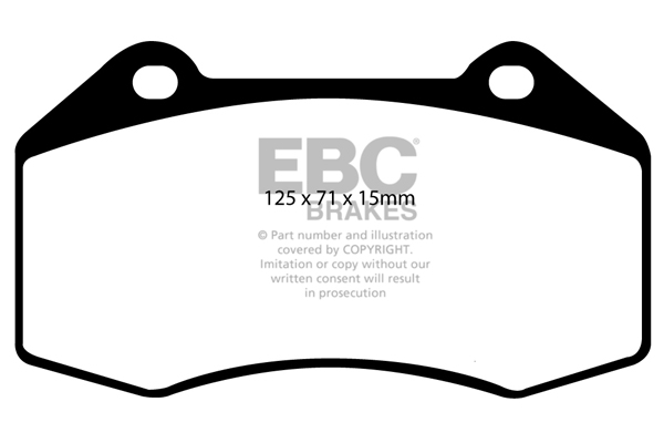 EBC Ultimax Brake Pads - Front for Renault Megane II