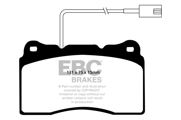 EBC Ultimax Brake Pads - Front for Alfa Romeo GTV
