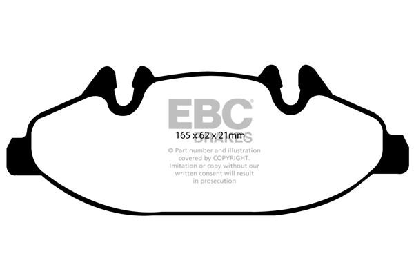 EBC Ultimax Brake Pads - Front for Mercedes Vito