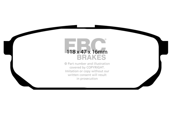 EBC Ultimax Brake Pads - Rear for Kia Sorento