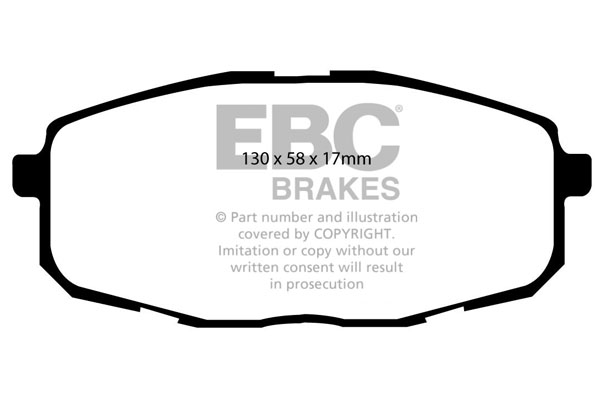 EBC Ultimax Brake Pads - Front for Kia Carens