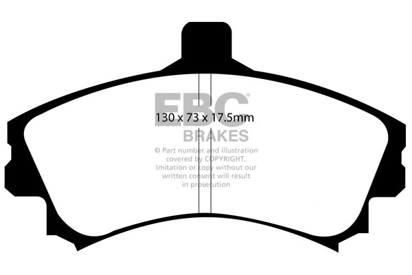 EBC Ultimax Brake Pads - Front for Smart ForFour