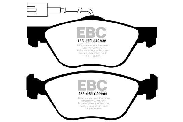 EBC Ultimax Brake Pads - Front for Alfa Romeo Spider