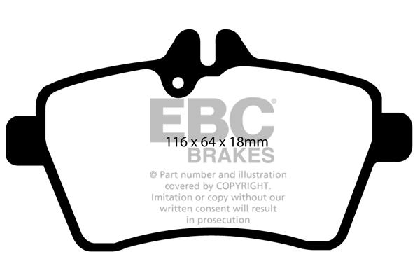 EBC Ultimax Brake Pads - Front for Mercedes B-Class