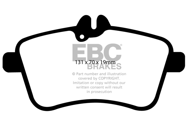 EBC Ultimax Brake Pads - Front for Mercedes B-Class