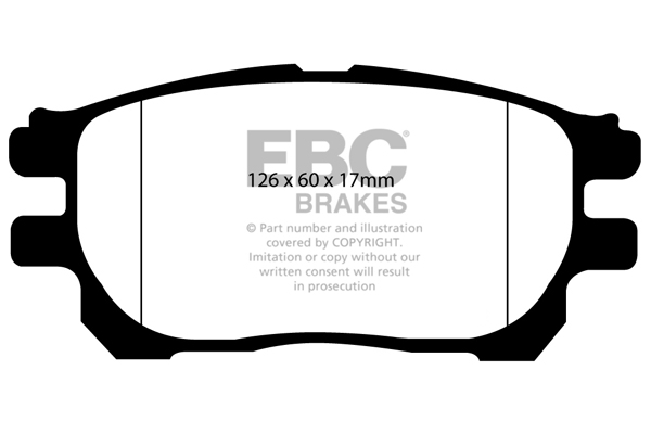 EBC Ultimax Brake Pads - Front for Toyota Previa