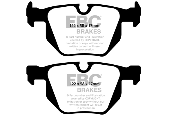 EBC Ultimax Rear Brake Pads for BMW 316 3 Series 2.0 TD E91 2009-2012 DP1577 