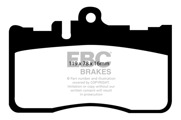EBC Ultimax Brake Pads - Front for Lexus LS