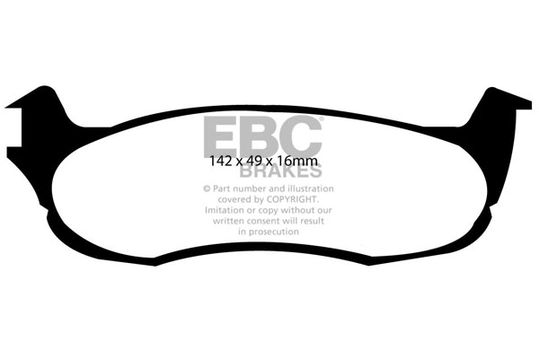EBC Ultimax Brake Pads - Rear for Ford F150/F250/F350