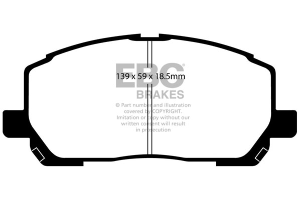 EBC Ultimax Brake Pads - Front for Lexus RX