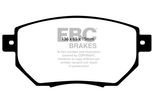 EBC Ultimax Brake Pads - Front for Nissan Murano