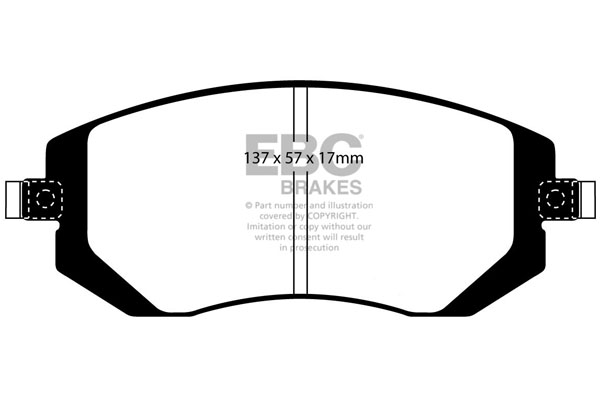 EBC Ultimax Brake Pads - Front for Subaru Forester