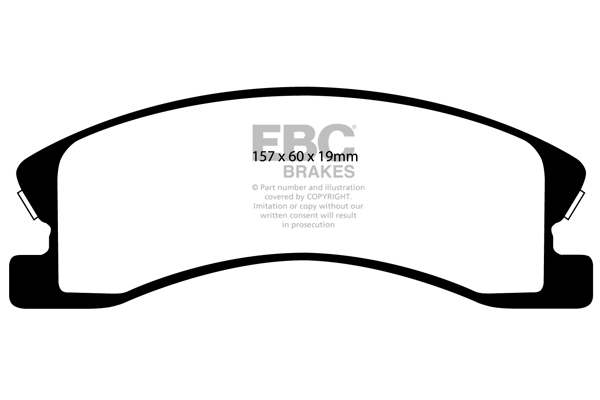 EBC Ultimax Brake Pads - Front for Jeep Grand Cherokee