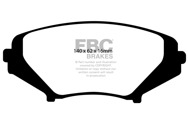 EBC Ultimax Brake Pads - Front for Mazda RX-8