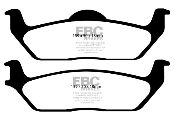 EBC Ultimax Brake Pads - Rear for Ford F150/F250/F350