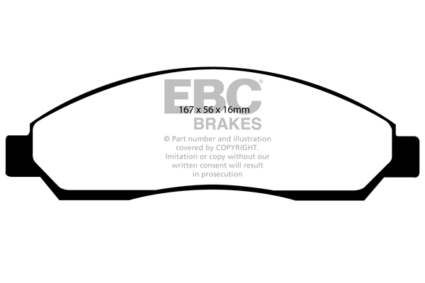 EBC Ultimax Brake Pads - Front for Isuzu Rodeo