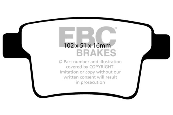 EBC Ultimax Brake Pads - Rear for Ford Mondeo Mk 2