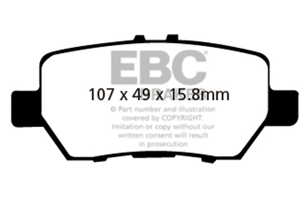 EBC Ultimax Brake Pads - Rear for Honda Legend