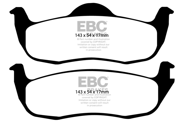 EBC Ultimax Brake Pads - Rear for Jeep Grand Cherokee