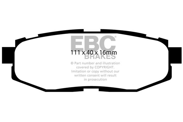 EBC Ultimax Brake Pads - Rear for Subaru Tribeca