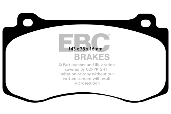 EBC Ultimax Brake Pads - Front for Jeep Grand Cherokee